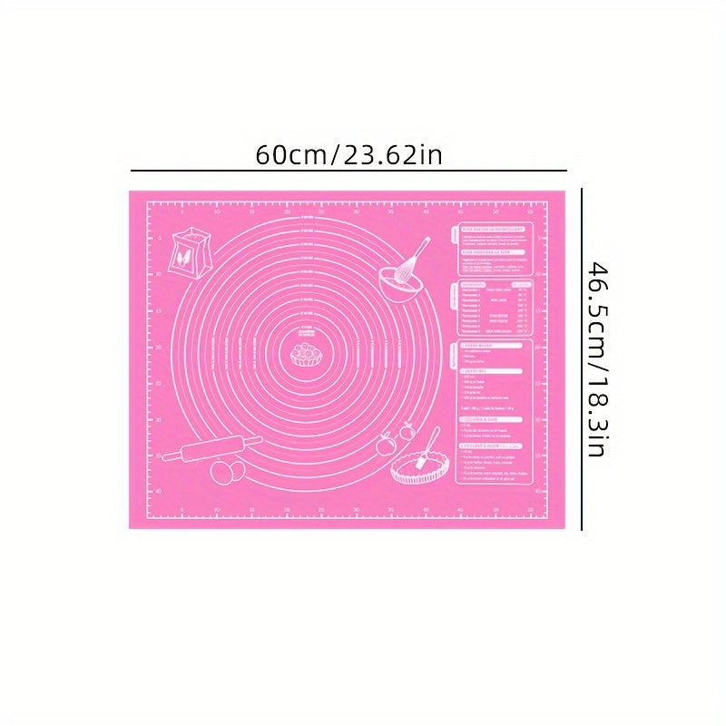 Yogʻlamaydigan pishirish matosi katta va kichik o'lchamlarda, oziq-ovqat uchun xavfsiz, yopishmaydigan, pitsa va tortlar uchun