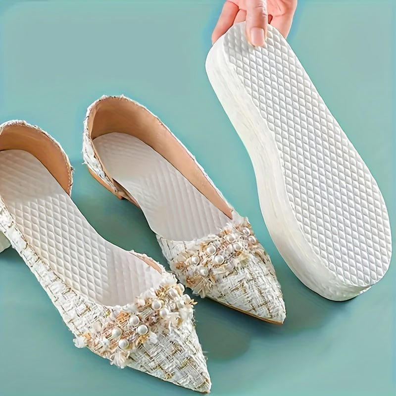 20 Pcs Breathable Insoles for Men and Women Shock-Absorbing Odor-Resistant