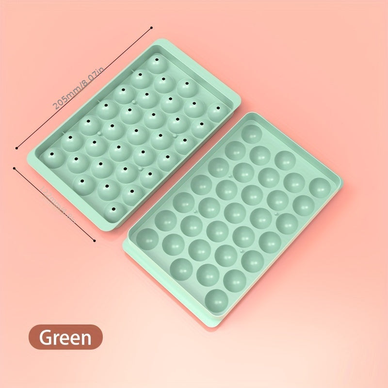 Plastik muzlik shakli 33 ta muz to'pi uchun sovuq ichimliklar uchun uy bar