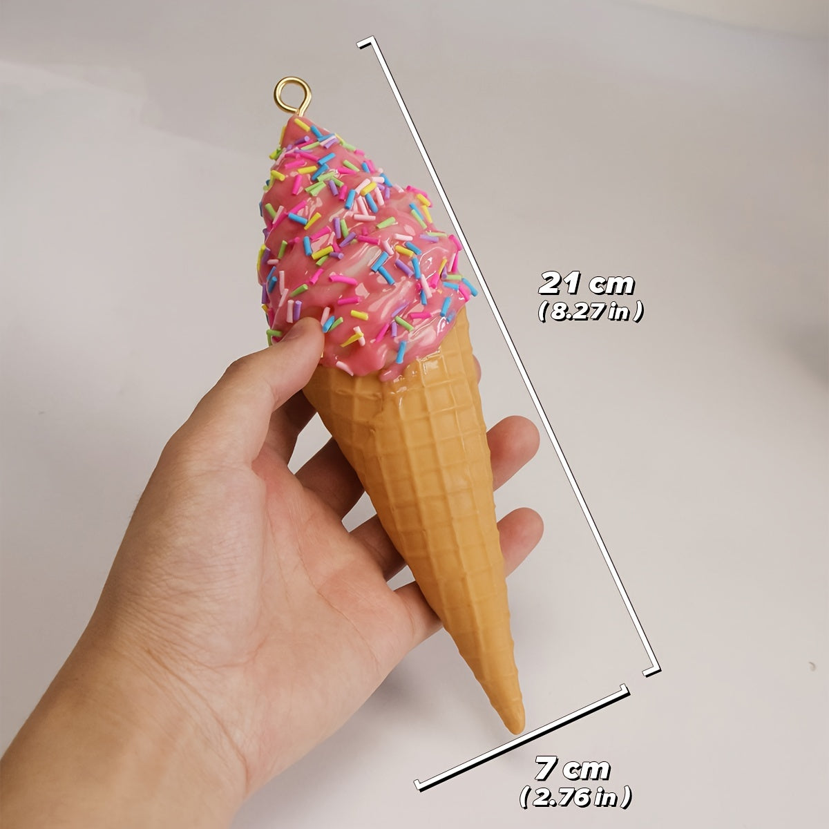 PVC Ice Cream Display Model for Decor Photography Props and Room Decor