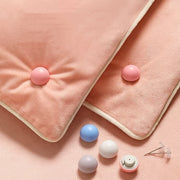 Set of 5 Pink Mushroom Head Bed Sheet Fasteners Non-Slip Discreet Quilt Holders