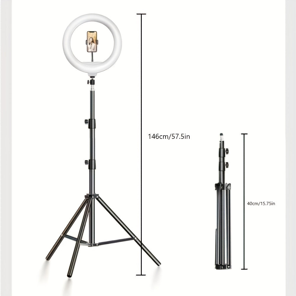 10-Inch LED Lamp with 1.1 Meter Height USB Powered Lighting Fixture