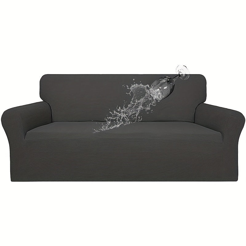 Waterproof Sofa Cover Pet-Friendly Machine Washable Fits Armchair to Sectional Polyester Spandex