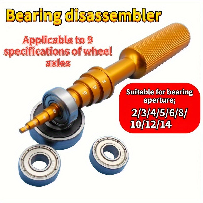 Universal Bearing Removal and Installation Tool Set with Internal Hole Pushing