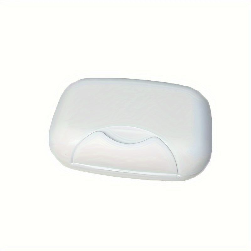 Plastic Soap Dish with Lid Travel-Friendly Bathroom Storage