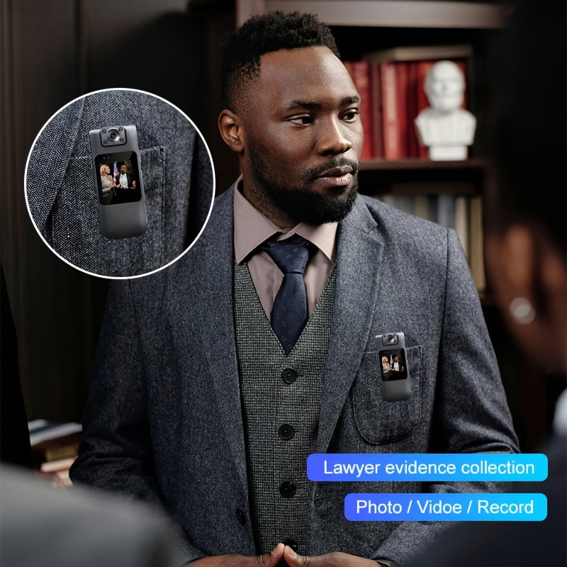 Mini Portable Action Camera with Infrared Night Vision Wide Angle Rechargeable Battery