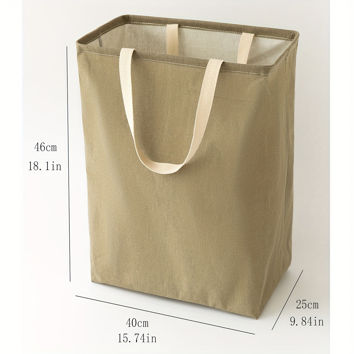 Foldable Storage Basket for Laundry Towels Blankets in Grey or Green