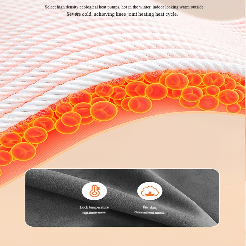 Almohadilla de masaje eléctrica con calor de moxibresión y intensidad ajustable para hombro, codo y rodilla