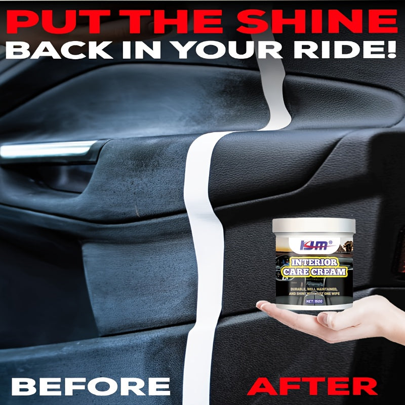 Набор для восстановления интерьера автомобиля, кристаллический воск для приборных панелей, ремонт пластиковых сидений