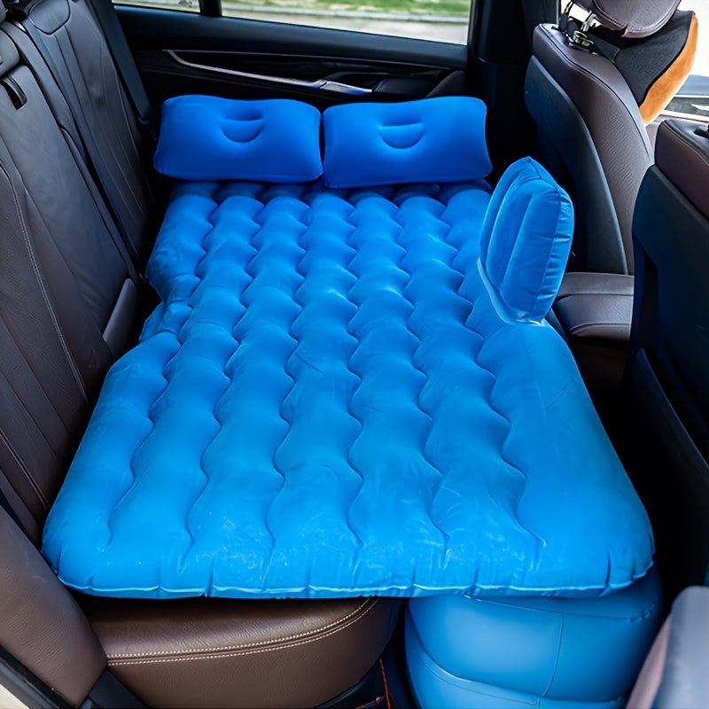 Self-Inflating PVC Air Mattress for Vehicle Rear Seat Single Person Travel