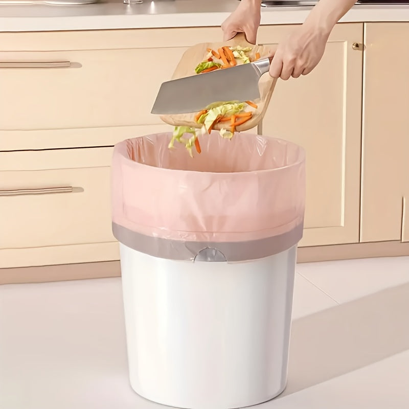 70 Heavy-Duty Garbage Bags with Drawstrings for Kitchen and Household Use