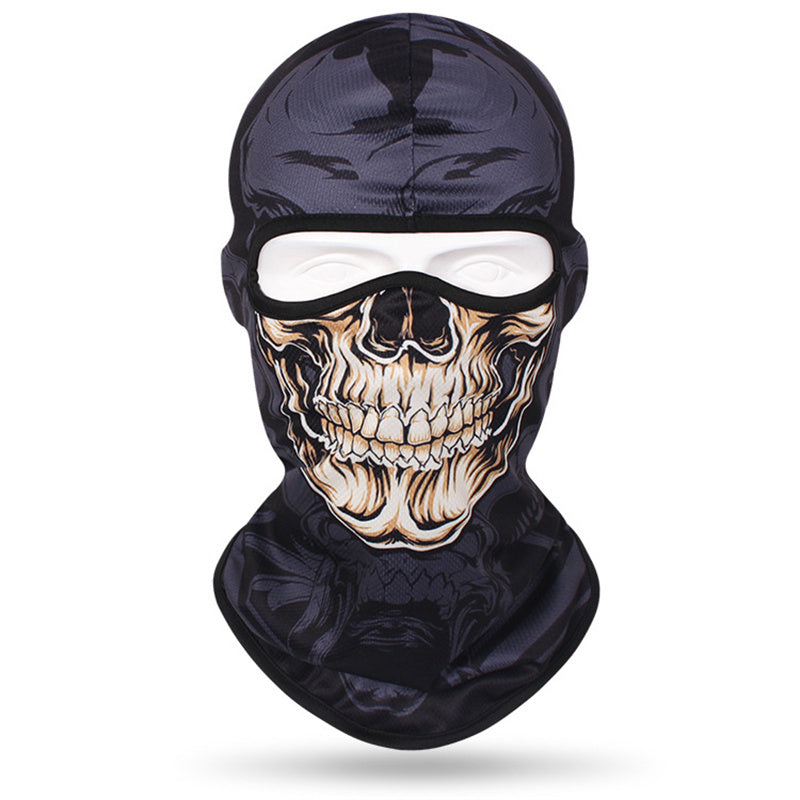 Full Face 3D Anime Skull Balaclava Ski Mask for Men and Women for Cycling Skiing and Outdoor Sports