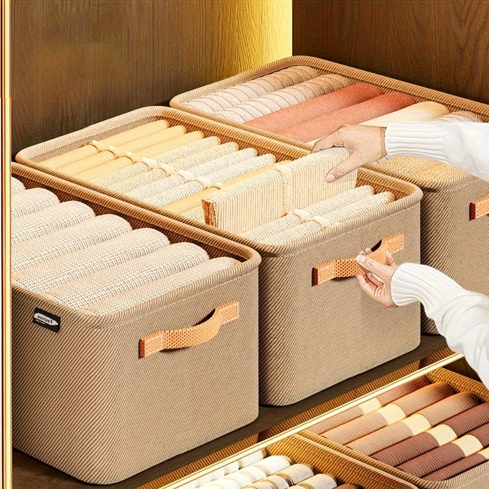 Fabric Storage Organizer for Clothes and Kitchen Essentials, Versatile Wardrobe Solution