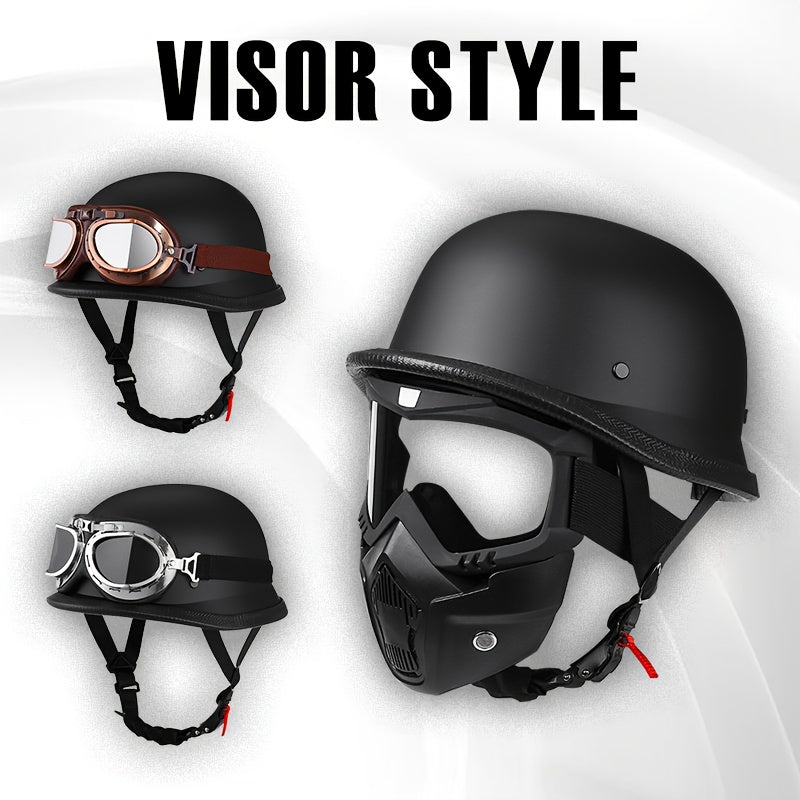 Взрослый унисекс ретро полушлем для скутера мотоцикла M-L-XL-XXL