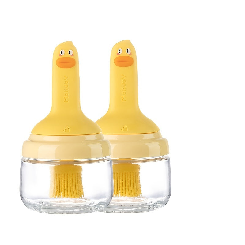 Second Generation Oil Dispenser Bottle 190ml Leak-Proof Glass and Silicone for Sauces and Barbecue