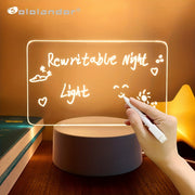 LED Night Light with USB Message Board Decorative Holiday Gift for Girlfriend