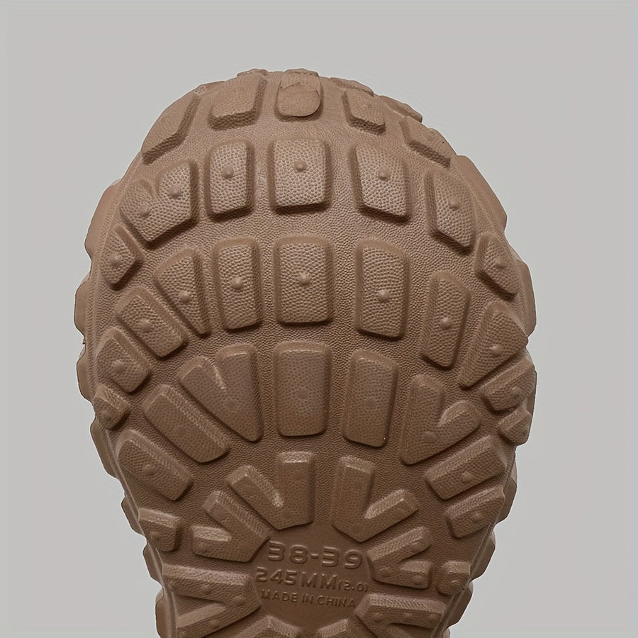 Unisex Winter Slip-On Slippers Waterproof Indoor Outdoor EVA Casual