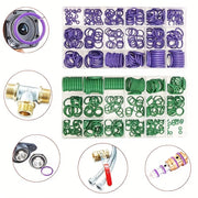 270PCS Car Air Conditioner Seal Kit Nitrile Rubber Gaskets O-Rings Auto Repair