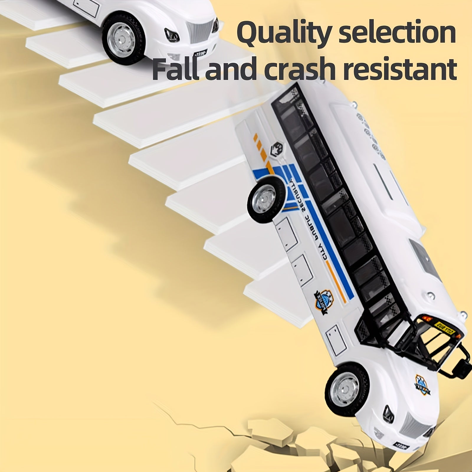 Set de coches de juguete de plástico para niños con luces intermitentes y sonido realista para mayores de 3 años