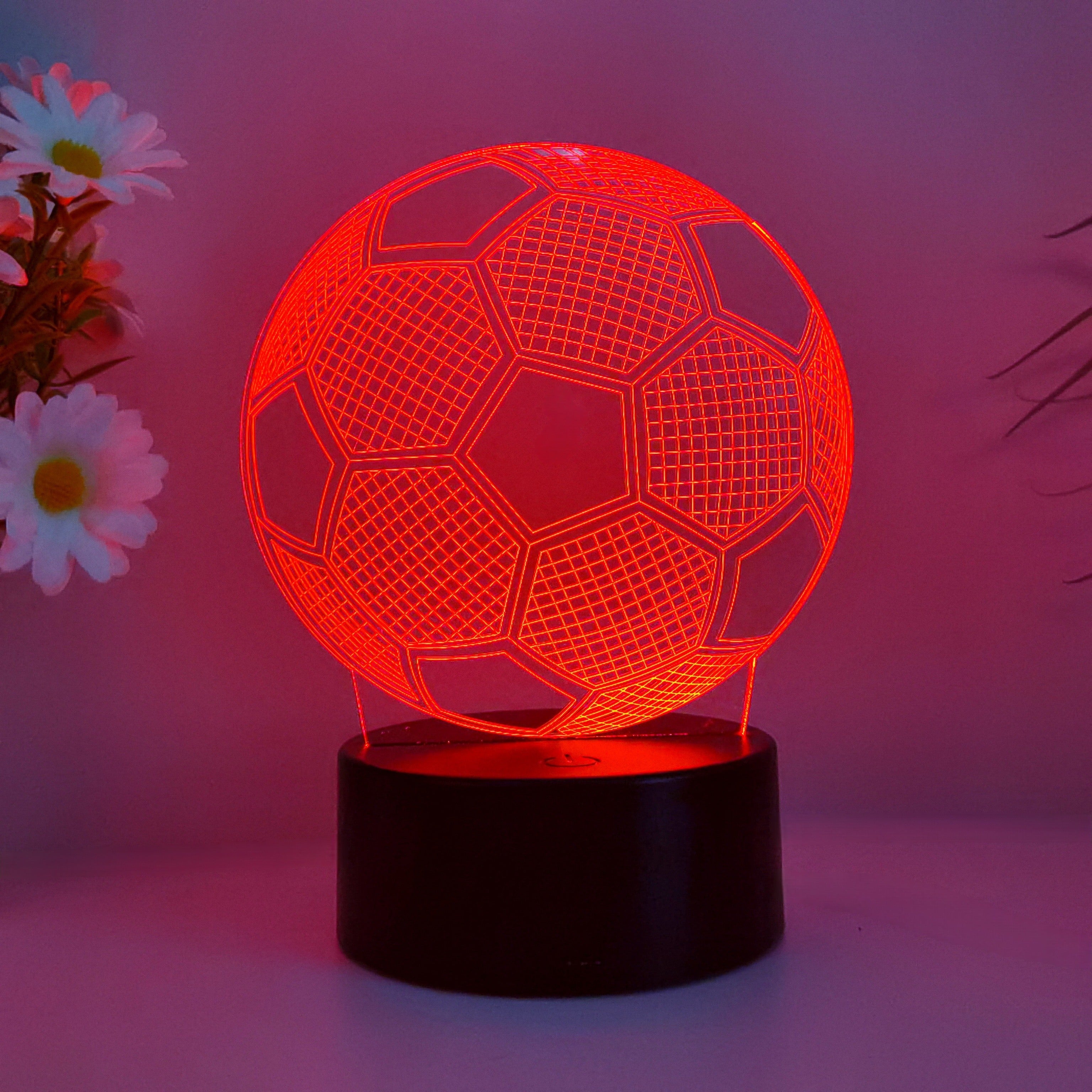 3D LED Night Light for Football Fans USB Touch Control Sports Gift