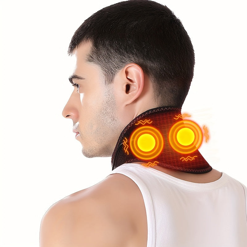 Almohadilla de cuello con calefacción USB para uso en casa y al aire libre, con tres niveles