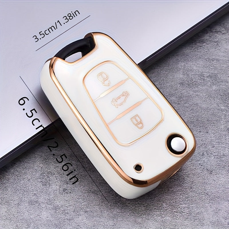 Car Key Cover TPU Remote Protector for Hyundai Kia Vehicles
