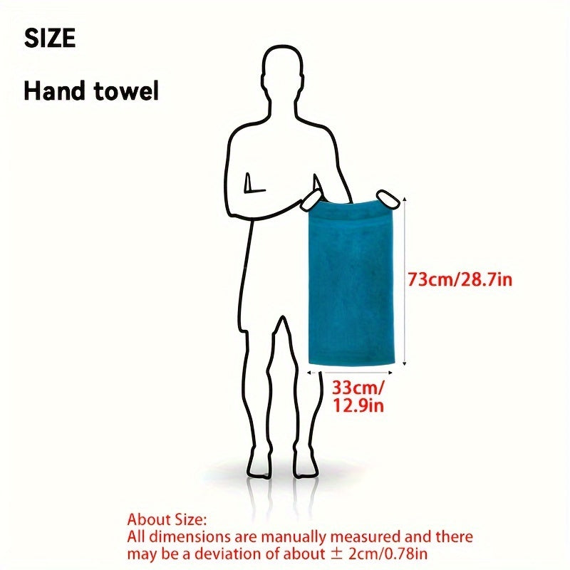 Qo‘l, yuz va vanna uchun absorbent paxta sochiqlari to‘plami, kichik va o‘rtacha o‘lchamlar