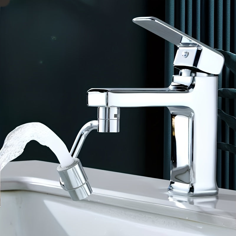 Stainless Steel Faucet Extender Rotates 1080 Degrees Dual Spray Rust-Resistant Universal Fit