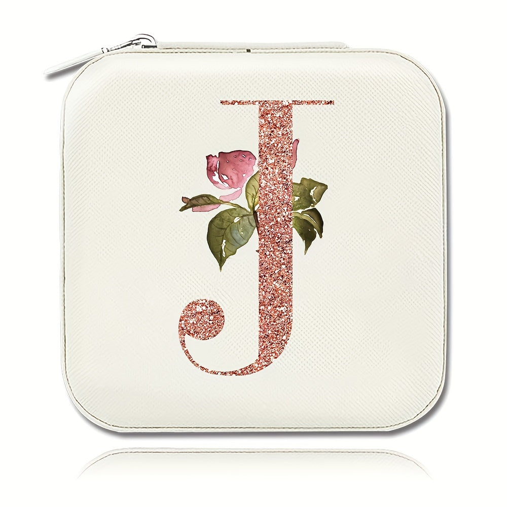 Шкатулка для хранения украшений для колец, ожерелий и гвоздиков, компактный дорожный органайзер