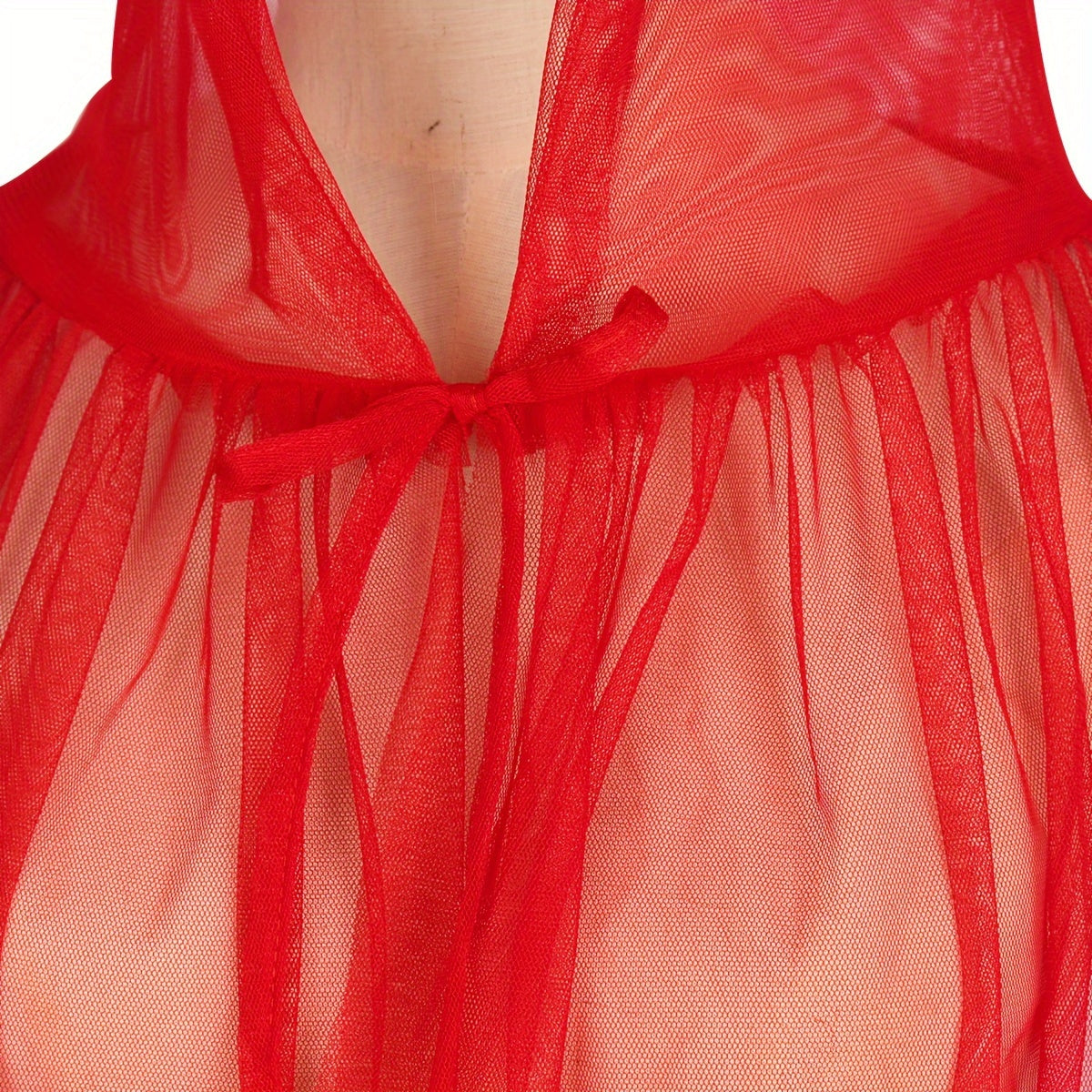 Sheer Chiffon Hooded Cape Poncho Vintage-Inspired Layering Costume Accessory