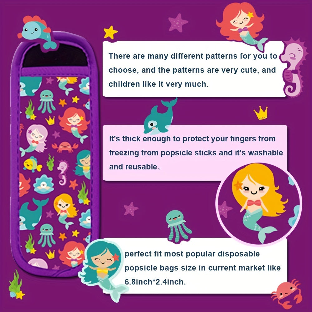 Fundas reutilizables de neopreno para helados para niños