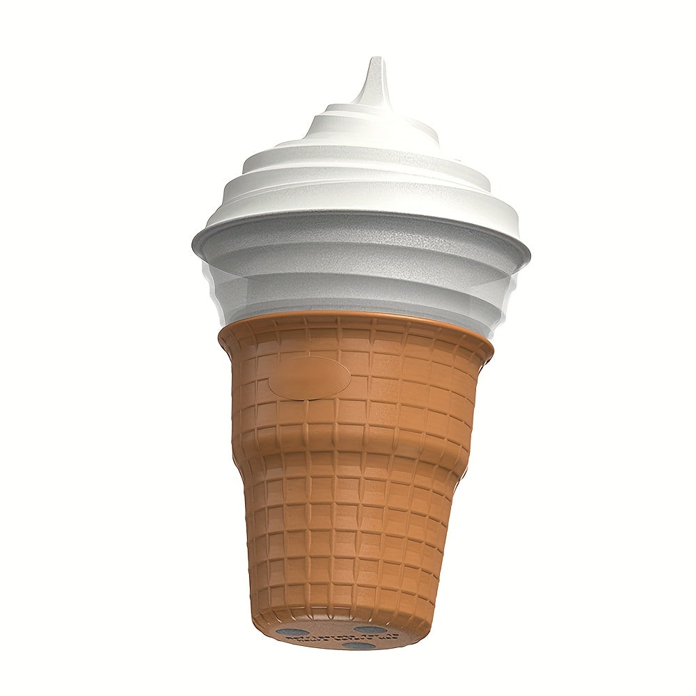 Mini Electric Ice Cream Maker Stainless Steel Bowl USB Power Frozen Treats