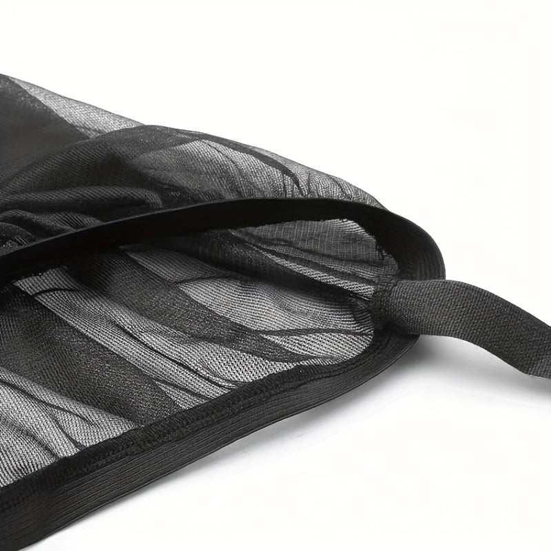 2 dona Avtomobil oynasi quyoshdan himoya qilish UV himoyali naylon tarmoq yon va orqa oynalar uchun qoplamalar