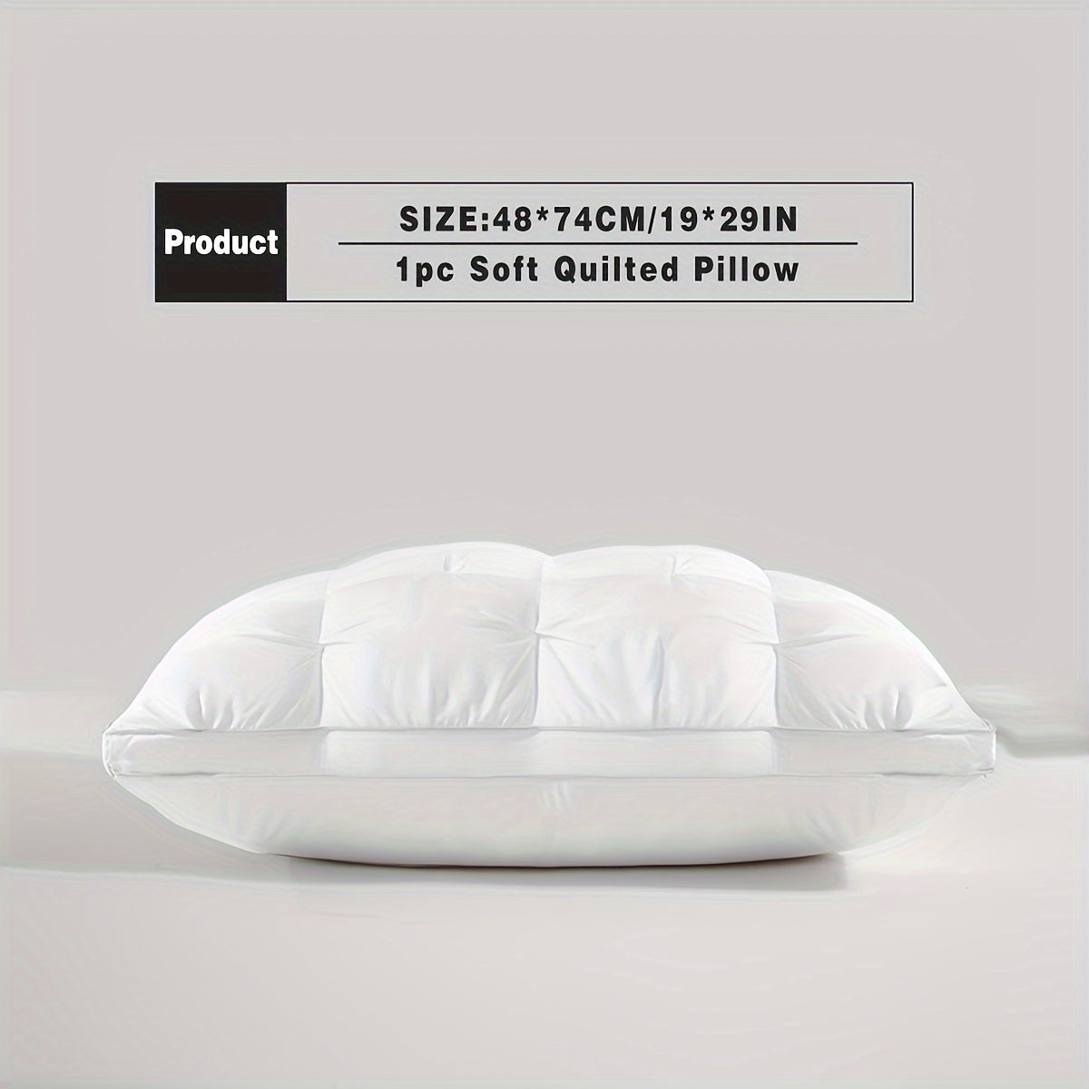 Pillow Cushions 48x74cm Medium Comfort Cotton for Home Hotel Gifting