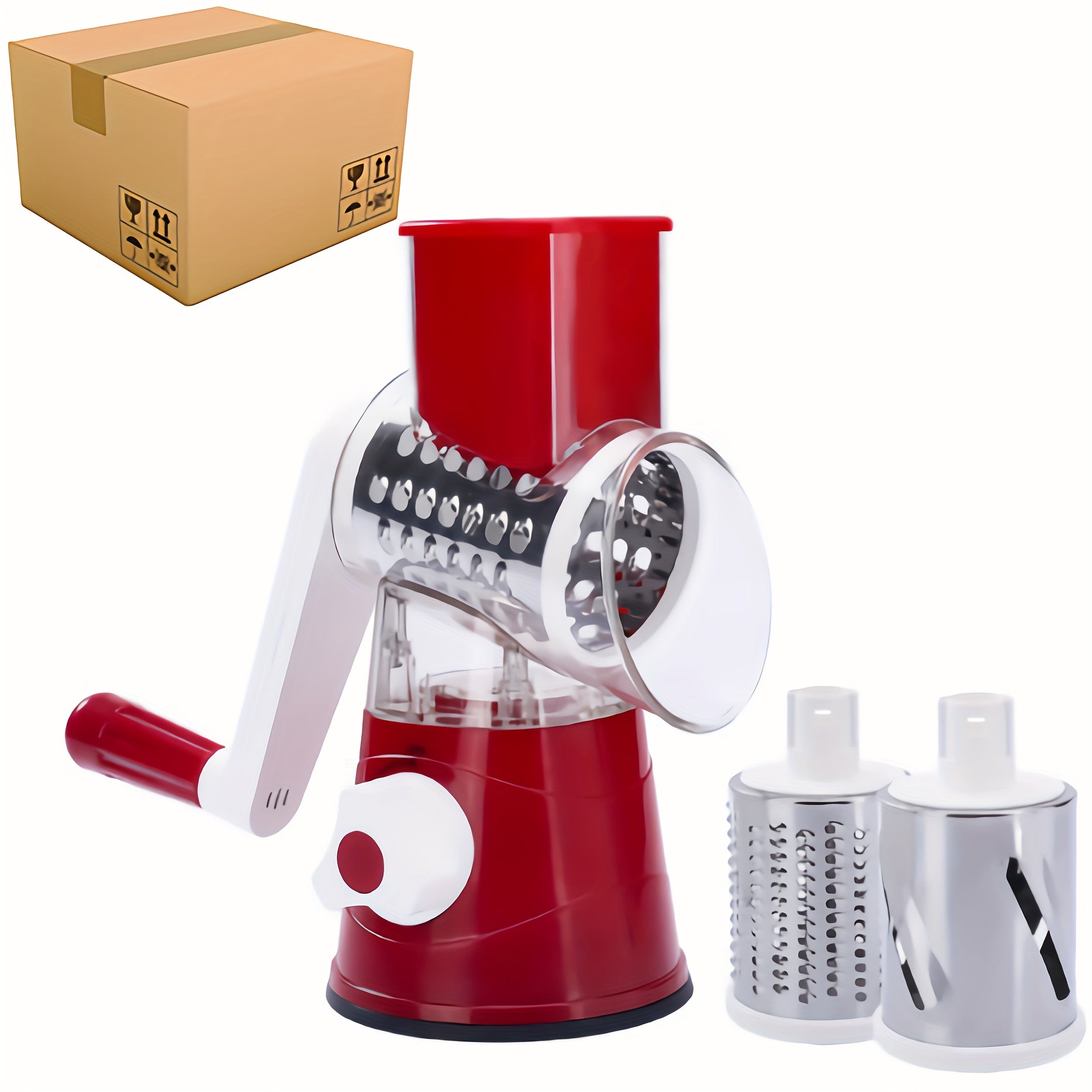 Plastik 3 pichoqli meva va sabzavotlarni kesish va maydalash uchun oshxona asbobi