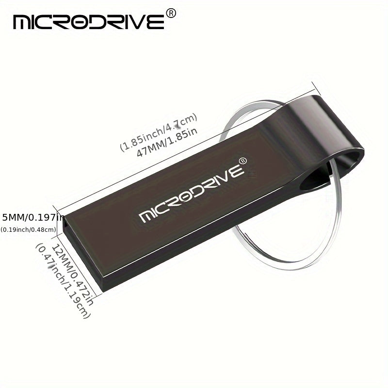 USB 2.0 Flash Drive 4GB to 128GB Keyring Compact Data Storage