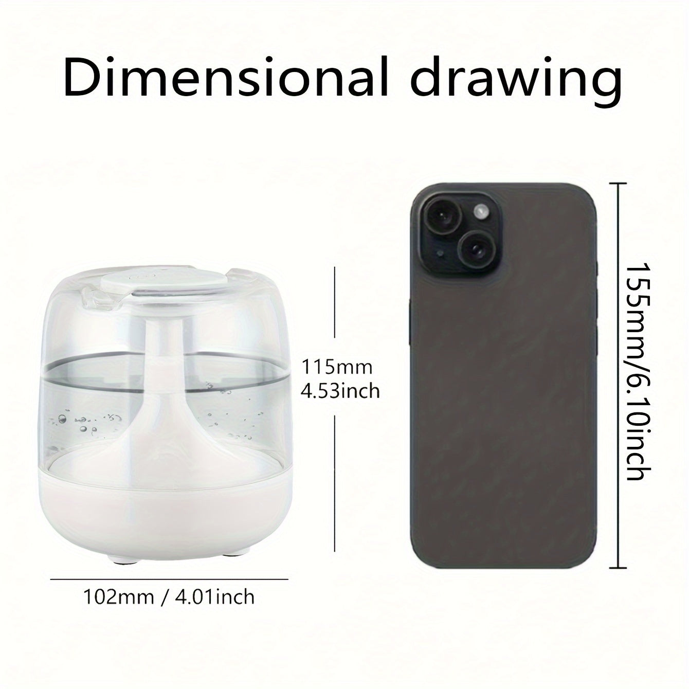 Small USB Plug-In Humidifier Aromatherapy Machine 2-In-1 Night Light