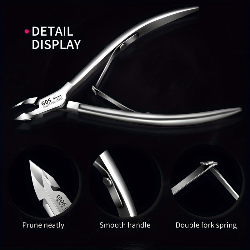 Stainless Steel Dead Skin Scissors for Manicures Precision Nail Care Tool