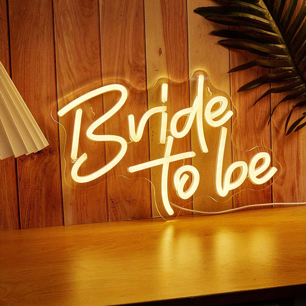 Bride To Be LED Neon Sign USB Powered Wall Decoration for Bedroom and Events