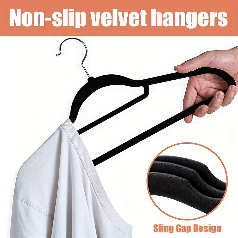 Hanging Non-Slip Plastic Clothes Hangers Sets of 30 50 or 100 for Closet Bedroom Bathroom