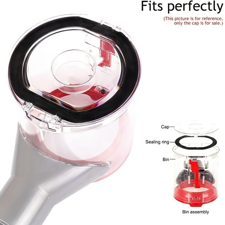 V7 va V8 modellari uchun muhrlangan halqa bilan mustahkam plastik axlat qutisi - changyutgichlar uchun mos keladigan axlat idishi aksessuari, oson ulanish uchun ulanish dizayni bilan.