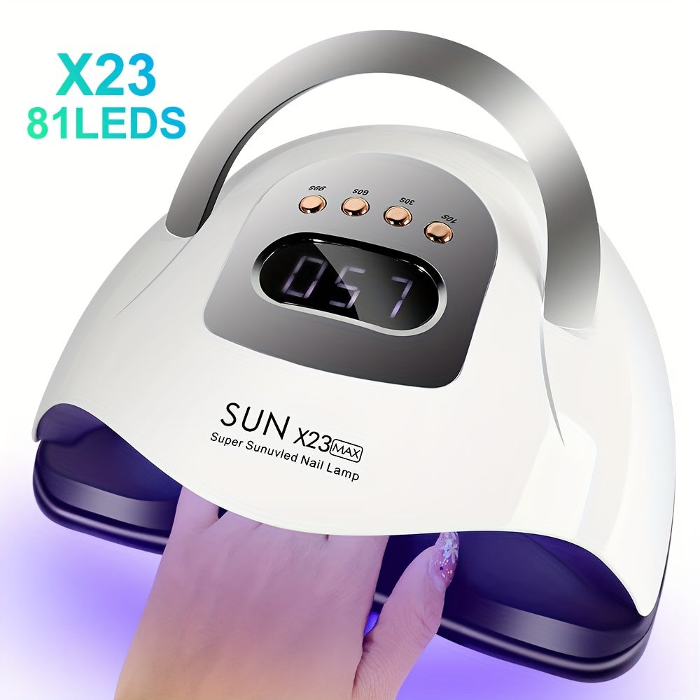 High Power LED Nail Lamp for Salon and Home Quick Drying with Four Timers