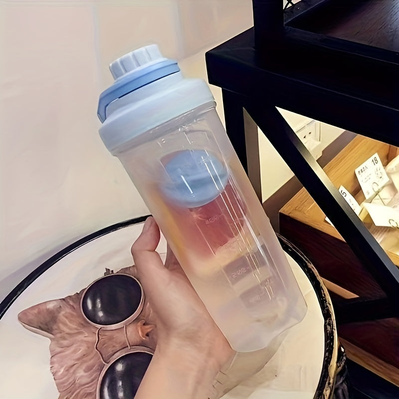 Leak Proof Protein Shaker Bottle 700ml BPA Free Portable Easy to Clean for Gym Fitness Sports