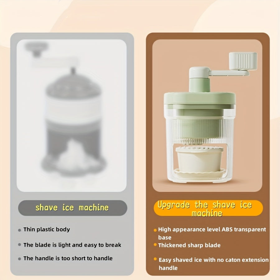 Uy sharoitida foydalanish va desertlar, muzqaymoq va sut choyi tayyorlash uchun ideal qo‘l muzlatgich.