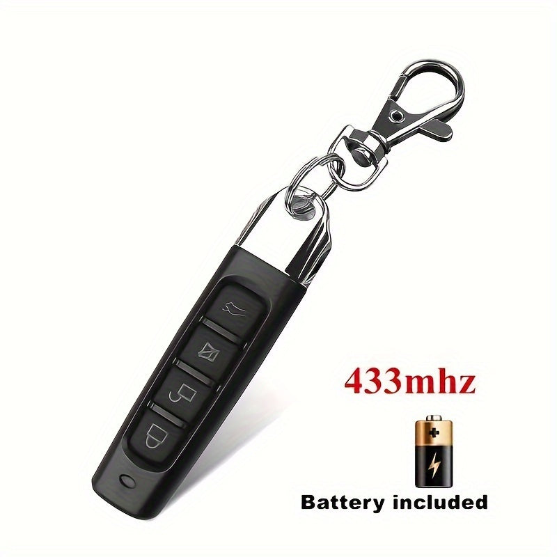 2pcs 433.92MHz Universal Garage Door Remote Control 4-Channel Wireless Key Fob