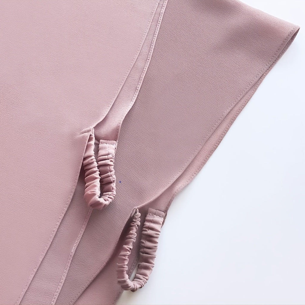 Women's Chiffon Hijab Scarf Long Shawl Lightweight Hair Wrap Solid Color