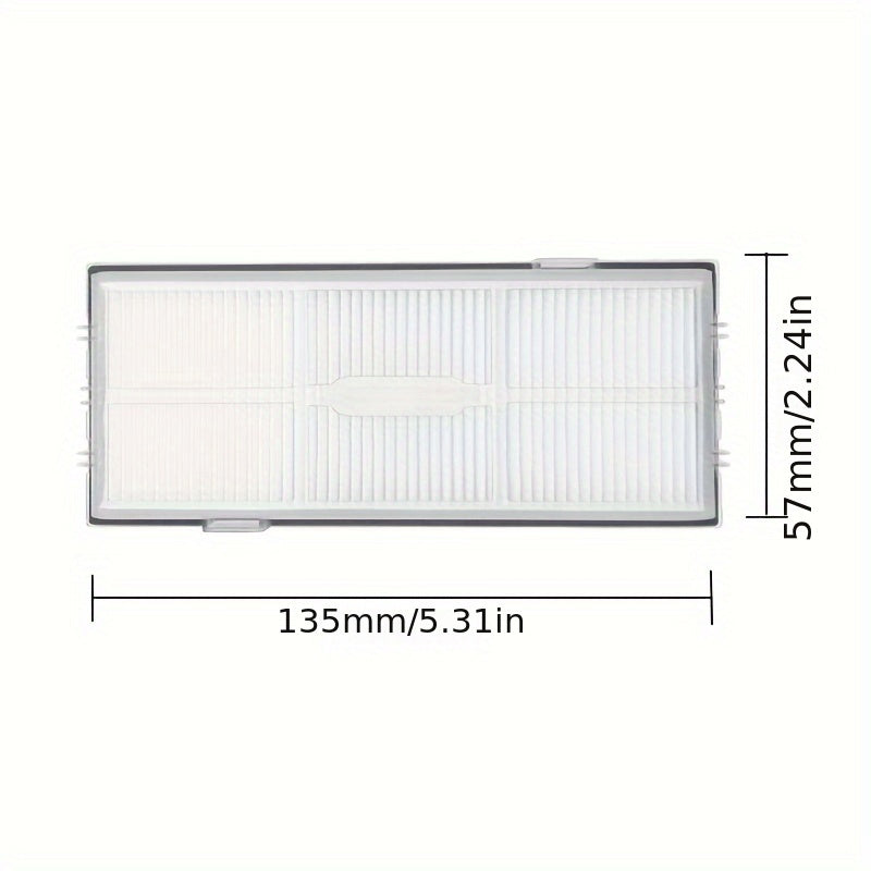 Robot changyutgich uchun aksessuarlar to'plami: yon cho'tka, filtr, mop mato, changyutgich sumkalar