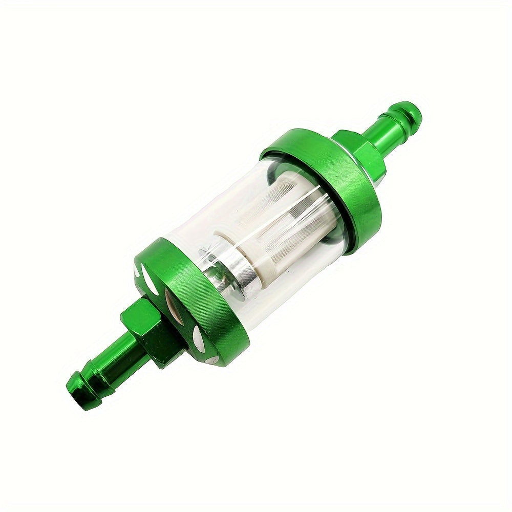 Universal alyuminiy qotishmasidan tayyorlangan mototsikl benzin filtri 8mm ATV, qumli pit bike uchun