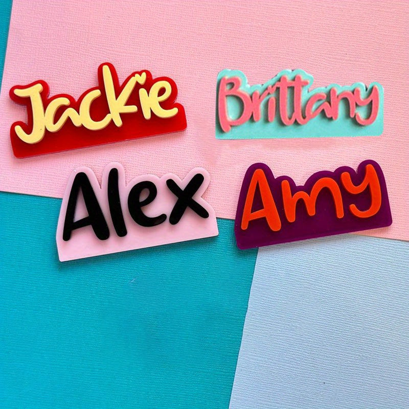 Personalized Magnetic Acrylic Name Badge for Nurses Teachers Midwives