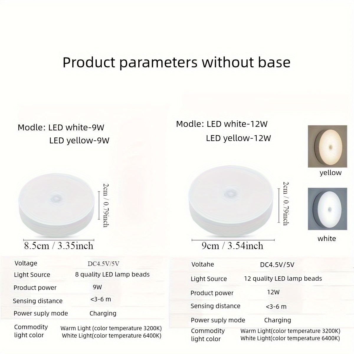 Space Themed LED Night Light with Magnetic Induction USB Rechargeable Infrared Sensor
